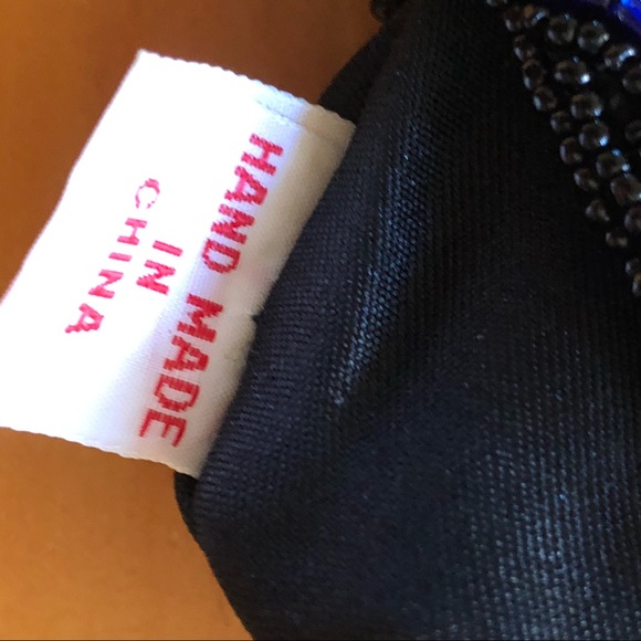 Vintage Neiman Marcus blue butterfly coin purse - Picture 5 of 9